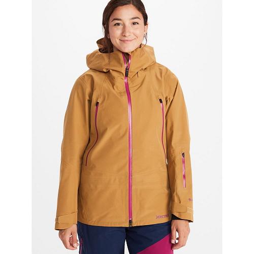 Marmot Spire Jackets - Womens Ski Jacket Yellow CA1507268 Canada